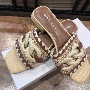 Marc Fisher Light Natural Sandal